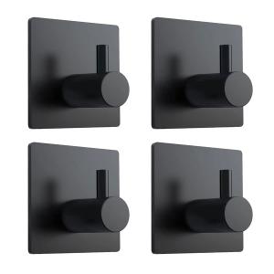 Wholesale Adhesive Heavy Duty Waterproof Bathroom Shower Wall Towel Hooks Stainless Steel Kitchen Self Adhesive Sticky Hooks from china suppliers