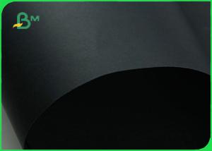 Wholesale 100% Virgin Pulp Solid 350gsm Black Kraft Paper For Packing from china suppliers
