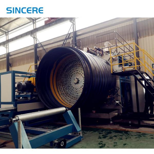 Versatile HDPE Plastic Extruder Machine For Producing Recyclable Process Storage Tanks And Spiral Tubes