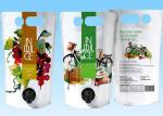 Food Grade Portable Bib Bag In Box Aluminium Foil Spout Pouch With Red Tap /