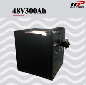 Wholesale Forklift Tractor Carrier Lithium LiFePO4 Battery 48V 300AH Lifepo4 Power Box from china suppliers