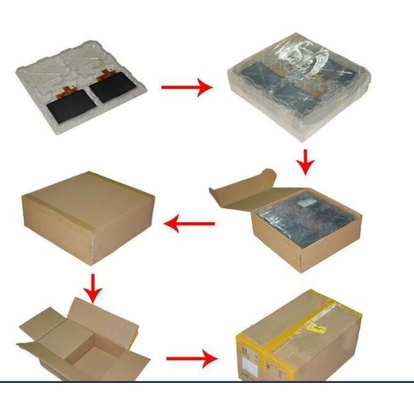 Custom Shape VA LCD Display Color Segmented LCD Display 4 Digit Zebra Screen