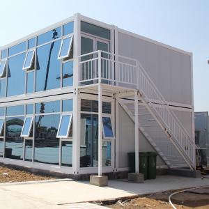 Wholesale Steel Fireproof Rock Wool Sandwich Panel 20ft Shipping Container House for Apartment from china suppliers