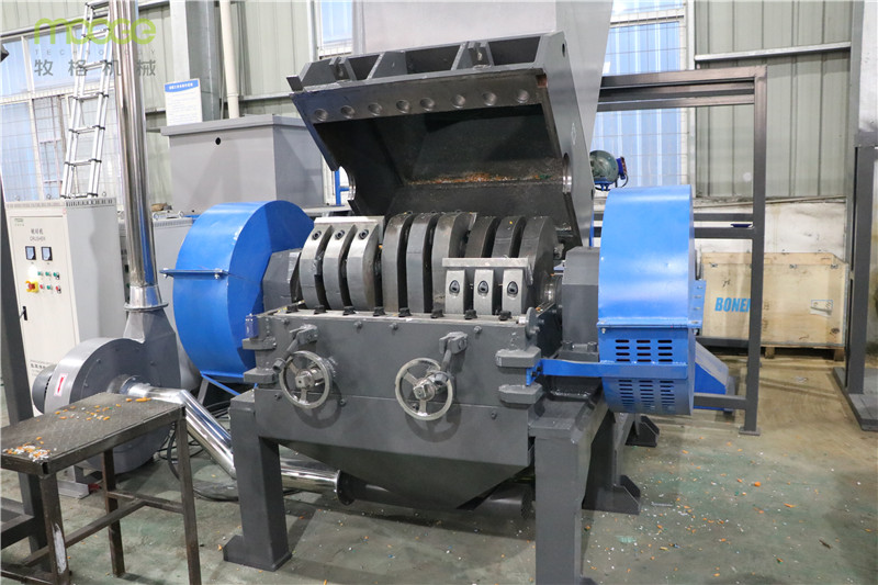 PET PVC Industrial Plastic Grinder Machine 220l Plastic Drum Crusher