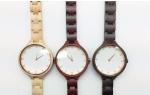 Vogue Style Custom Wood Watches / Beautiful Women'S Watches Made Of Wood