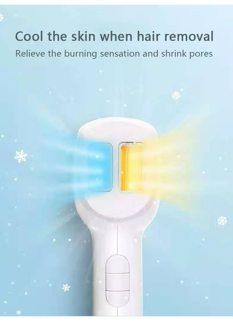 4.5cm2 350000 Lights IPL Hair Removal Device With Freezing Point