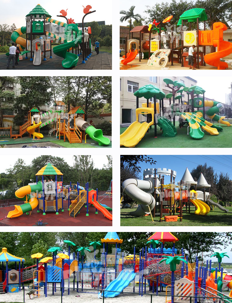 Preschool Kids Outdoor Playground Equipment , Children Play Equipment