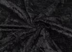 Stretch Diamond Crushed Polyester Spandex Velvet Fabric For Dress