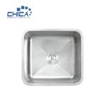 USU304 Single Bowl Kitchen Sink Topmount Kitchen Sink Stainless Steel Press