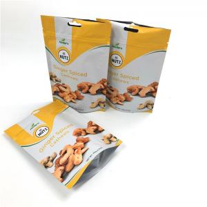 Wholesale   Custom printed plastic product bags biodegradable stand up mylar zip lock snack nut packaging bag from china suppliers