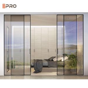 Wholesale Powder Coated Interior Bedroom Aluminium Sliding Glass Door Plexiglass from china suppliers