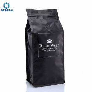 Wholesale Printed k Flat Block Bottom 250g Coffee Valve Bags from china suppliers