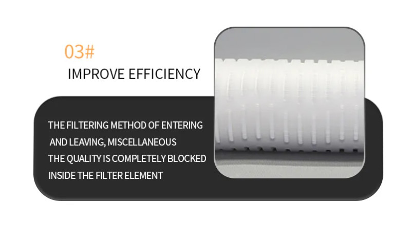 10 Inch 0.22 0.45 1 Microns Pleated Polypropylene Water Cartridges Beer Reverse Osmosis Filtration