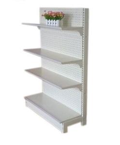 Wholesale Metal Supermarket Display Racks Retail Store Shelving Storage Single - Sided from china suppliers