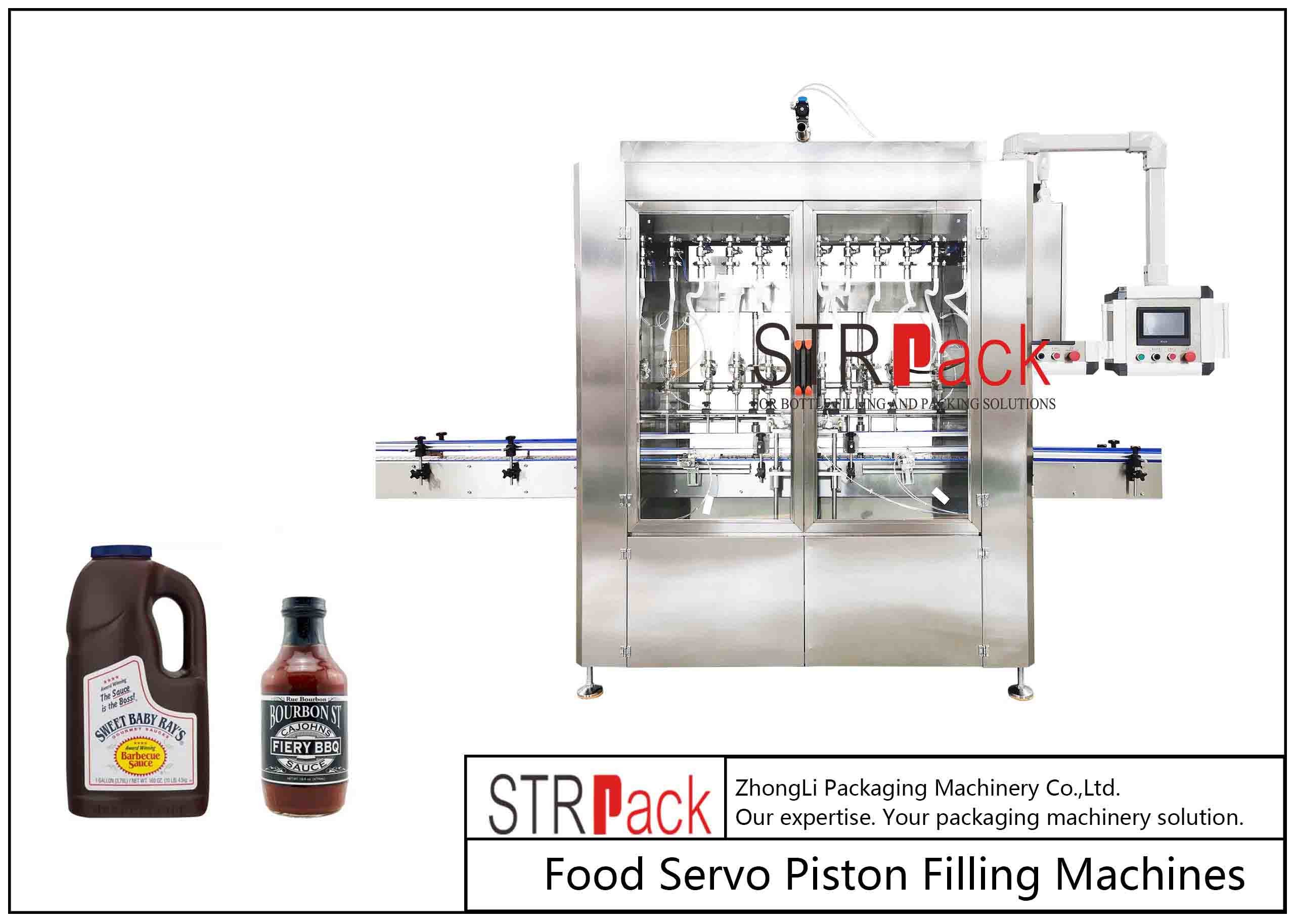 Noise Level ≤70dB Paste Filling Machine With Dimension 1000*800*1800mm 30 - 50 Bottles/Min