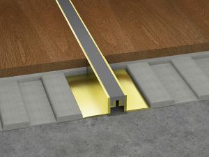 Wholesale Aluminum Extrusion Profile Floor Movement Joint Interior Decoration from china suppliers