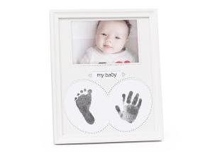 Wholesale Custom Made Baby Hand and Footprint Photo Frame Newborn Baby Souvenir Gift from china suppliers