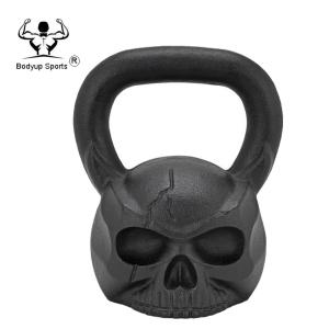 Wholesale Powder Painting Cast Iron Training Skull Kettlebell from china suppliers