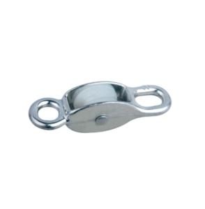 Wholesale 30mm Zinc Alloy Diecast Fixed Style Nylon Sheave Pulley With Double Ended Eye from china suppliers