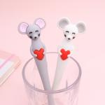 Creative Cartoon Little Mouse Silicone Gel Pen 0.5mm Needle Tube Neutral Pen