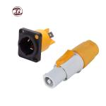 Front Panel Mount 2 3 4 5 Pin Waterproof Ethernet Connector