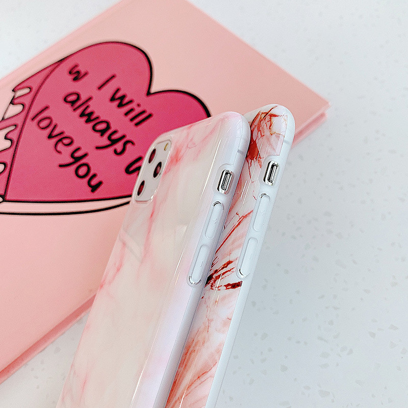 Waterproof Matte Marble Phone Case Iphone Cell Phone Protector Case