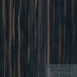 Engineered Wood Veneer Ebony Wood Veneer 0.15-0.55 mm Thickness