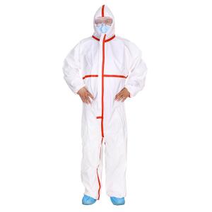 Wholesale ISO 13982 TYPE 4 5 6 Non Woven Personal Isolated Disposable Coverall Waterproof from china suppliers