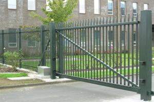 Wholesale Factory Supply European Style High Security Fencing W Profile Galvanized Steel Palisade Fence And Gate from china suppliers