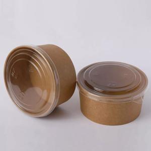 Wholesale Wholesale Kraft paper bowls with lids from china suppliers