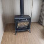 Assembly Required Outdoor Wood Fire Pit Manual Ignition Cast Iron Construction