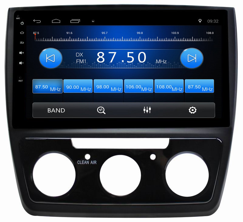 Ouchuangbo car gps head unit audio android 8.1 for Skoda Yeti 2016 support USB SWC wifi AUX radio stereo