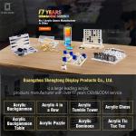Portable Monogram Crafts Acrylic Tumbling Tower Blocks Game