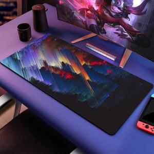 Wholesale Materail Natural Rubber fabric Sublimation Blank Desk Mouse Pad With Logo Printing from china suppliers