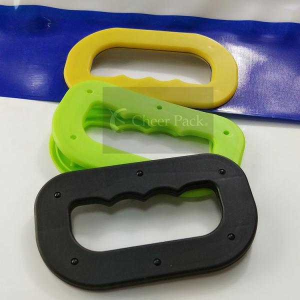Snap Style PP Plastic Bag Handles For Rice Bag Packing , 106mm Length