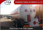 40 / 50 / 60 CBM LPG Tank Trailer Leaf Spring Suspension Carbon Steel Material