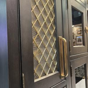Wholesale Opening Area 49% Stainless Steel Woven Wire Mesh Grille For Cabinet Decoration from china suppliers