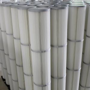 Wholesale White Industrial Air Filter Cartridges / Dust Collector Cartridge Filter from china suppliers