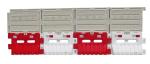 HDPE water filled barrier Road Safety Barriers Red and Blue Yellow Optional