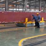 Battery Operated RGV Rail Guided Vehicle Electric 35 Tons Low Voltage Automated