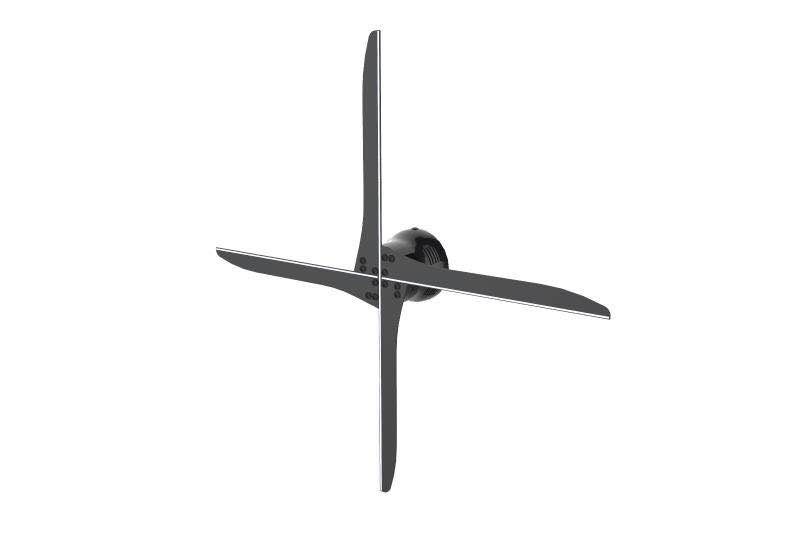 Kino - Mo 3D Holographic Display Fixed Installation 60 x 60 Cm With Black Color