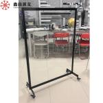 Clear room divider healthy safeguard adjustable screen sneeze shield Restaurant