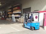 Long Life 2500Kg Battery Powered Forklift Truck For 3150mm Overall Length