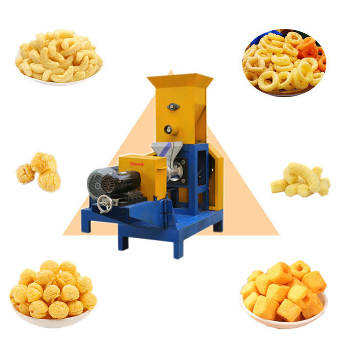Effortless Operation Mini Corn Puff Extruder Machine Small Snack Maker with Motor
