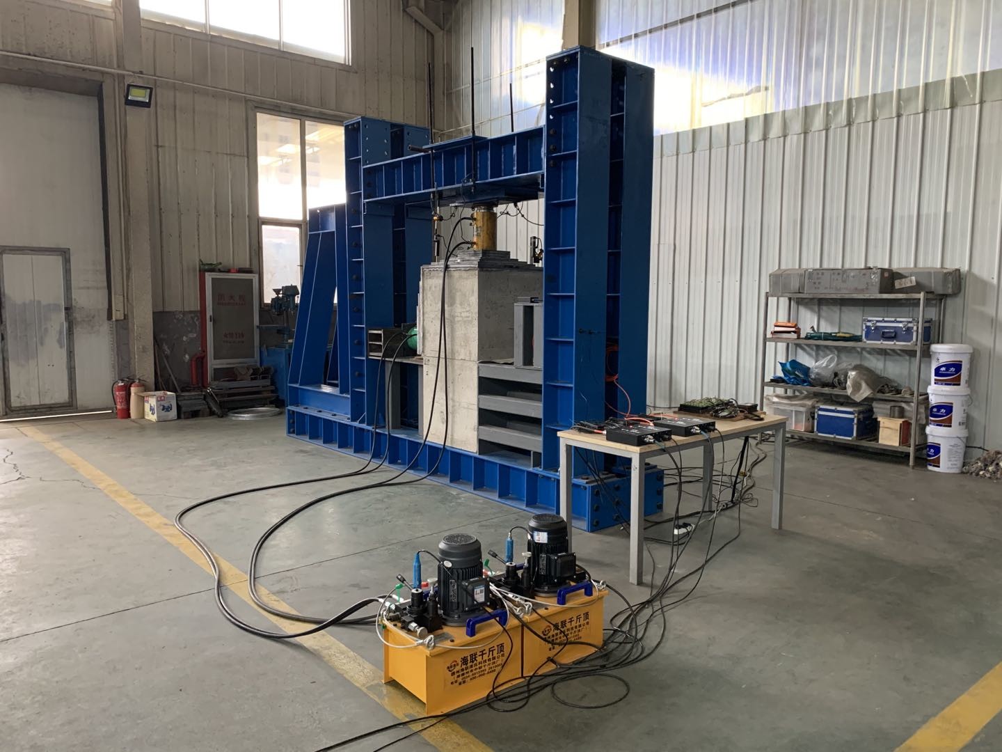 Security Static Load Tester For Stone Column Gravel Pile Composite Foundation