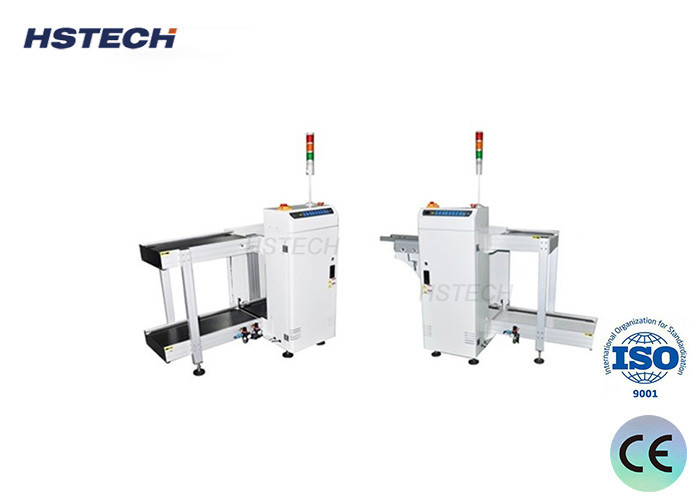 Flexible Operation PLC Control Double Track Unloader 6 Magazines Loading Capability PCB Unloader