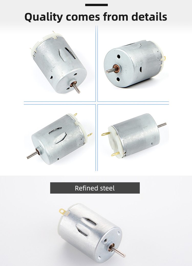 Customized R280 DC Brush Motor 6v 12v Brushed Coreless Motor