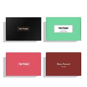 Wholesale Embossing Packaging Kraft Paper Box 15*15*4cm Apparel Luxury Cardboard Boxes from china suppliers