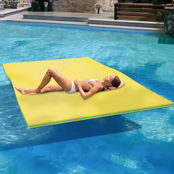 Large Size 3 Layer Tear Resistant XPE Foam Swim Float Island Pad Outdoor
