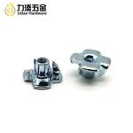Stainless Steel Wood Insert Lock Nut M6 M8 4 Pronged A2-70 Grade
